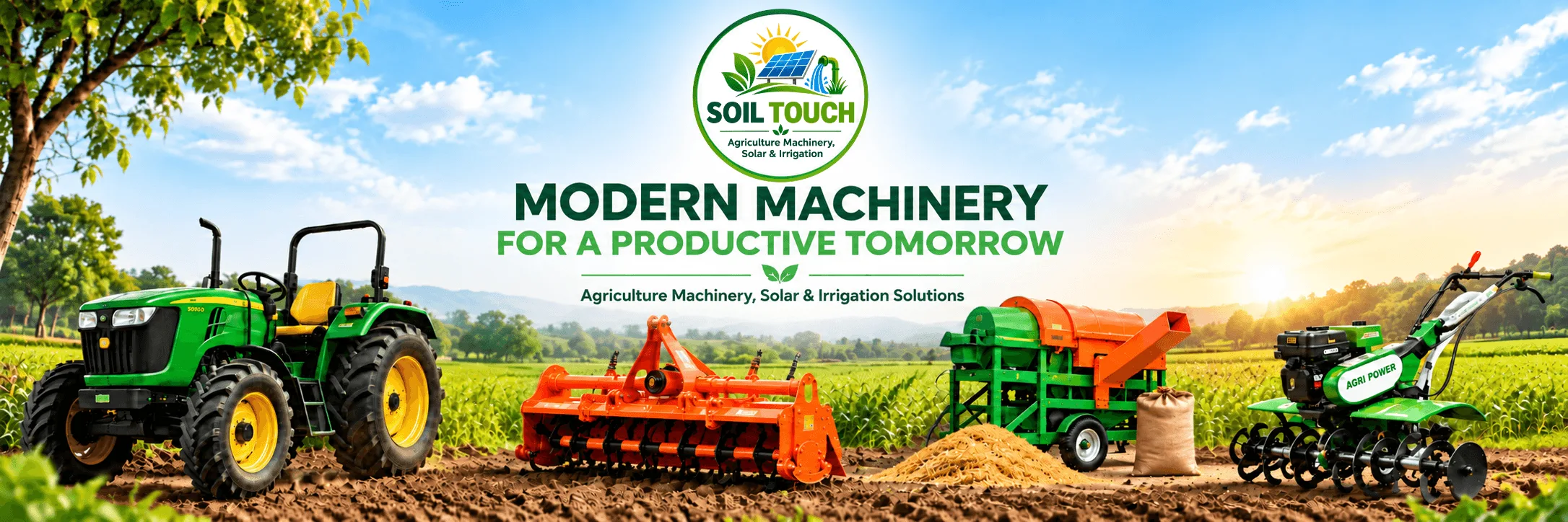 Soil Touch irrigation and agricultural machinery solutions