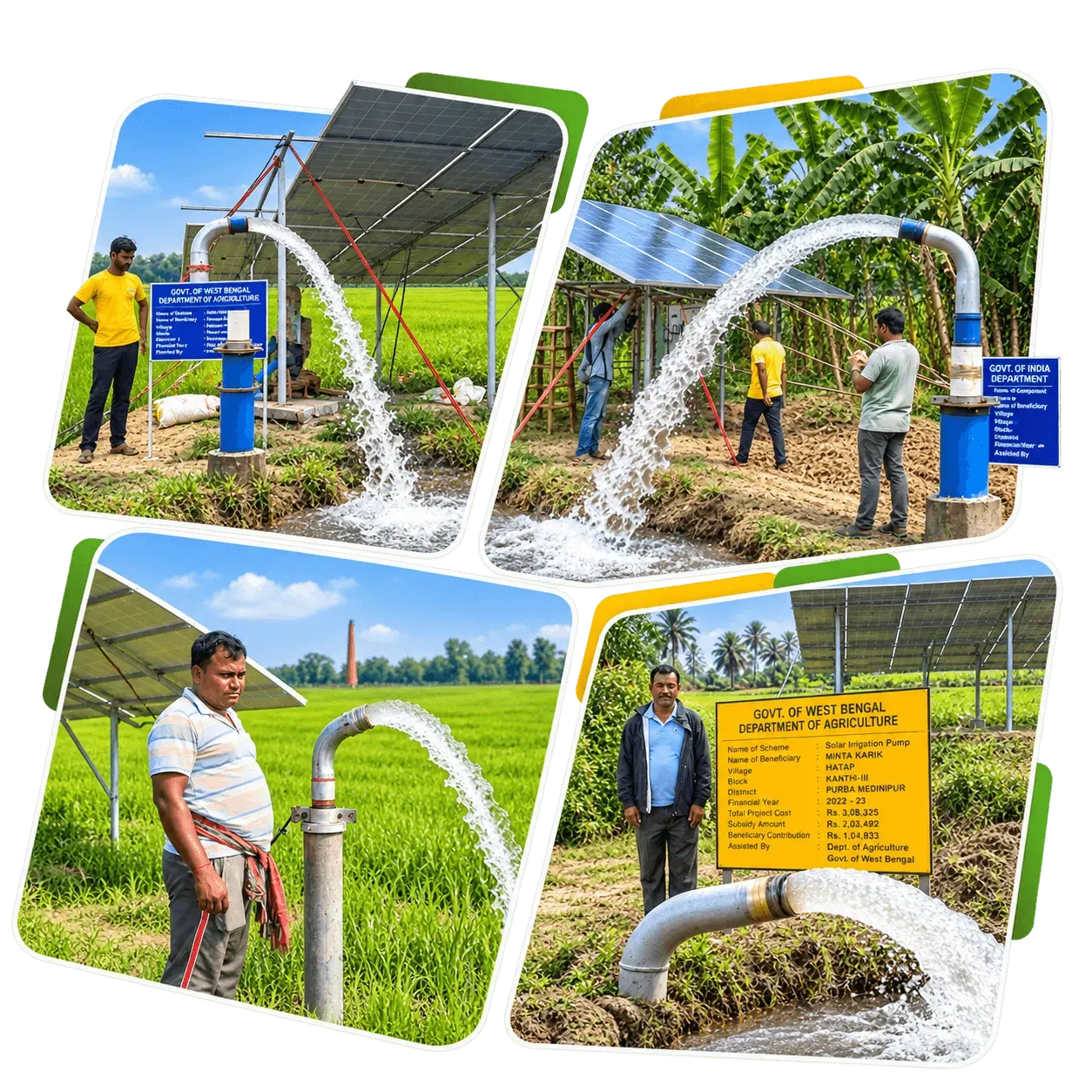 Agricultural irrigation system by Soil Touch